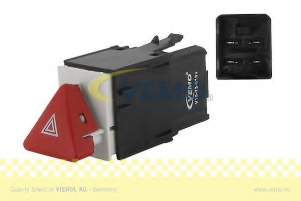 comutator ,lumini de avarie V10-73-0163 VEMO - Intrerupatoare / relee / control comutator ,lumini de avarie V10-73-0163 VEMO - Intrerupatoare / relee / control