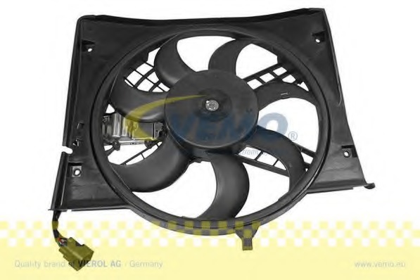 Ventilator, radiator V20-01-0003 VEMO - Gmv (electroventilator )