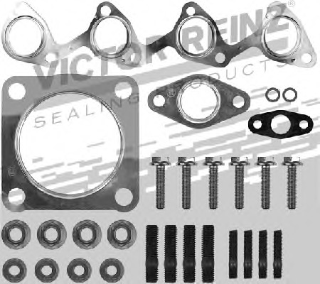Set montaj, turbocompresor 04-10056-01 REINZ - Admisie aer motor