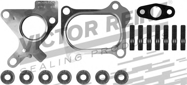 Set montaj, turbocompresor 04-10146-01 REINZ - Admisie aer motor