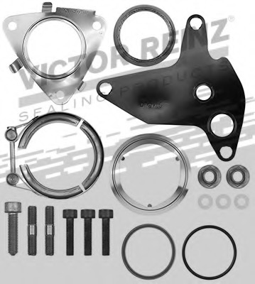 Set montaj, turbocompresor 04-10200-01 REINZ - Admisie aer motor