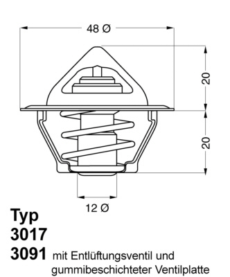 termostat,lichid racire 3017.87D2 WAHLER - Termostat termostat,lichid racire 3017.87D2 WAHLER - Termostat