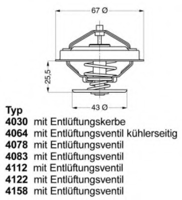 termostat,lichid racire 4078.87D WAHLER - Termostat termostat,lichid racire 4078.87D WAHLER - Termostat