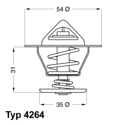 termostat,lichid racire 4264.87D WAHLER - Termostat termostat,lichid racire 4264.87D WAHLER - Termostat