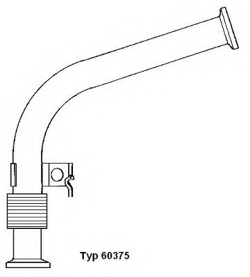 Conducta tubulara, Supapa-AGR 60375D WAHLER - Control emisie gaze de esapament Conducta tubulara, Supapa-AGR 60375D WAHLER - Control emisie gaze de esapament