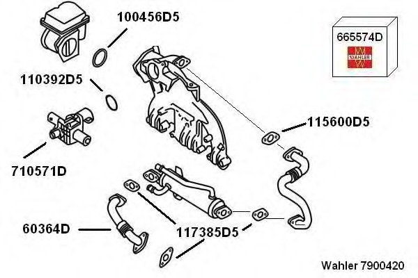 Recirculare gaze evacuare 7900420 WAHLER - Control gaze evacuare Recirculare gaze evacuare 7900420 WAHLER - Control gaze evacuare