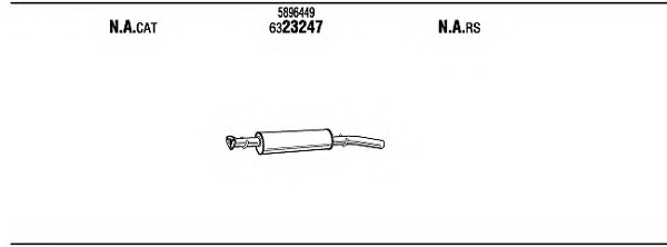 Sistem de esapament FIT03778 WALKER - Sistem de evacuare, complet Sistem de esapament FIT03778 WALKER - Sistem de evacuare, complet