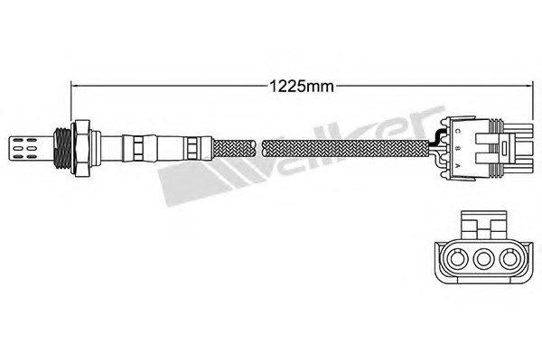 Sonda Lambda 250-23146 WALKER PRODUCTS - Senzor / sonda