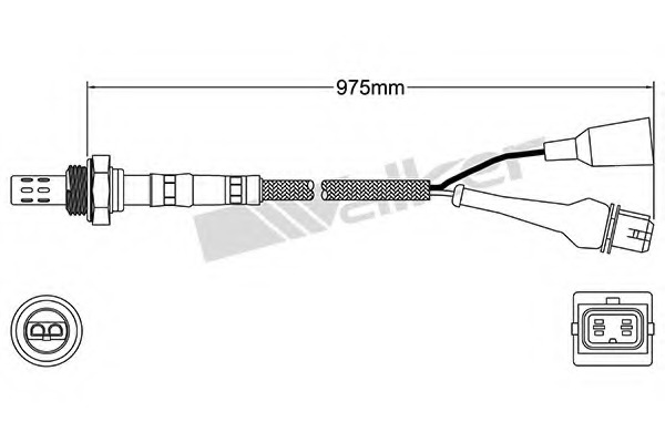 Sonda Lambda 250-23154 WALKER PRODUCTS - Control emisie gaze de esapament Sonda Lambda 250-23154 WALKER PRODUCTS - Control emisie gaze de esapament