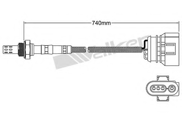 Sonda Lambda 250-24147 WALKER PRODUCTS - Control emisie gaze de esapament Sonda Lambda 250-24147 WALKER PRODUCTS - Control emisie gaze de esapament