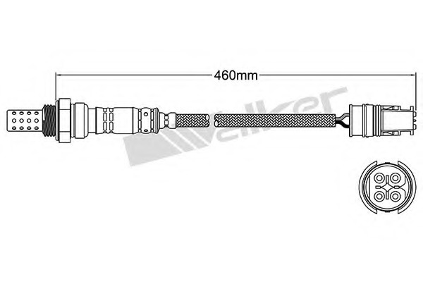 Sonda Lambda 250-24412 WALKER PRODUCTS - Control gaze evacuare Sonda Lambda 250-24412 WALKER PRODUCTS - Control gaze evacuare