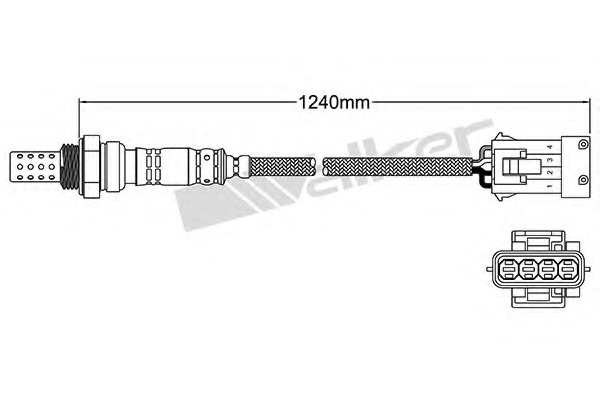 Sonda Lambda 250-24527 WALKER PRODUCTS - Sonda lambda Sonda Lambda 250-24527 WALKER PRODUCTS - Sonda lambda