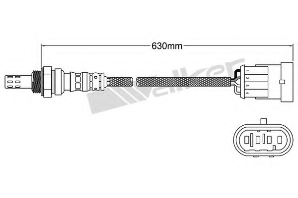 Sonda Lambda 250-24531 WALKER PRODUCTS - Control emisie gaze de esapament Sonda Lambda 250-24531 WALKER PRODUCTS - Control emisie gaze de esapament