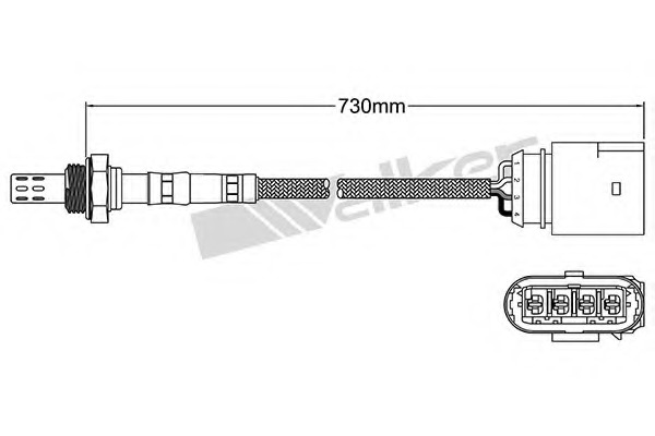 Sonda Lambda 250-24558 WALKER PRODUCTS - Senzor / sonda Sonda Lambda 250-24558 WALKER PRODUCTS - Senzor / sonda