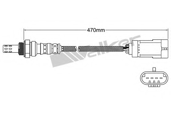 Sonda Lambda 250-24568 WALKER PRODUCTS - Control emisie gaze de esapament Sonda Lambda 250-24568 WALKER PRODUCTS - Control emisie gaze de esapament