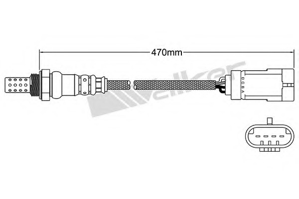 Sonda Lambda 250-24585 WALKER PRODUCTS - Control emisie gaze de esapament Sonda Lambda 250-24585 WALKER PRODUCTS - Control emisie gaze de esapament