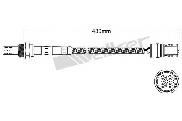 Sonda Lambda 250-24610 WALKER PRODUCTS - Control gaze evacuare Sonda Lambda 250-24610 WALKER PRODUCTS - Control gaze evacuare