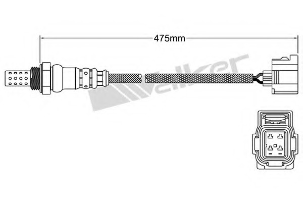 Sonda Lambda 250-24675 WALKER PRODUCTS - Control emisie gaze de esapament Sonda Lambda 250-24675 WALKER PRODUCTS - Control emisie gaze de esapament
