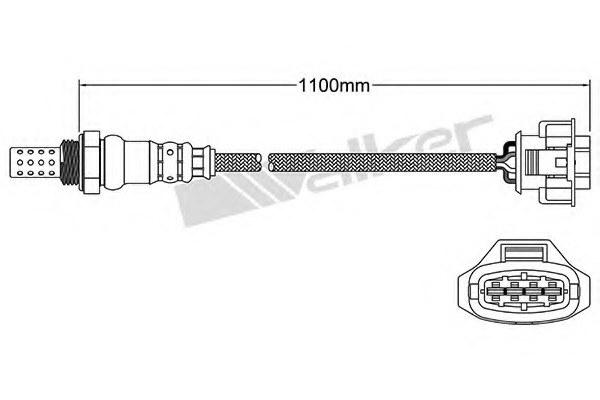 Sonda Lambda 250-24738 WALKER PRODUCTS - Control emisie gaze de esapament Sonda Lambda 250-24738 WALKER PRODUCTS - Control emisie gaze de esapament