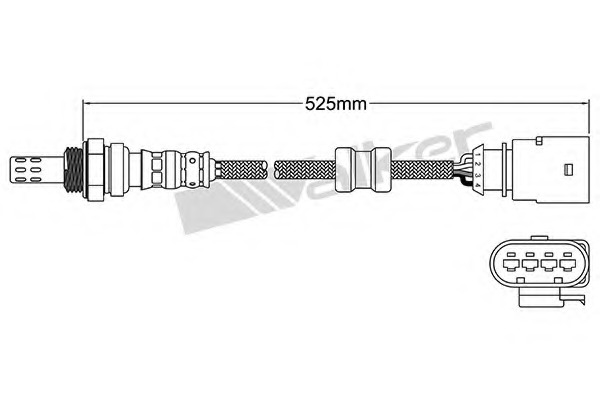 Sonda Lambda 250-24753 WALKER PRODUCTS - Control emisie gaze de esapament Sonda Lambda 250-24753 WALKER PRODUCTS - Control emisie gaze de esapament