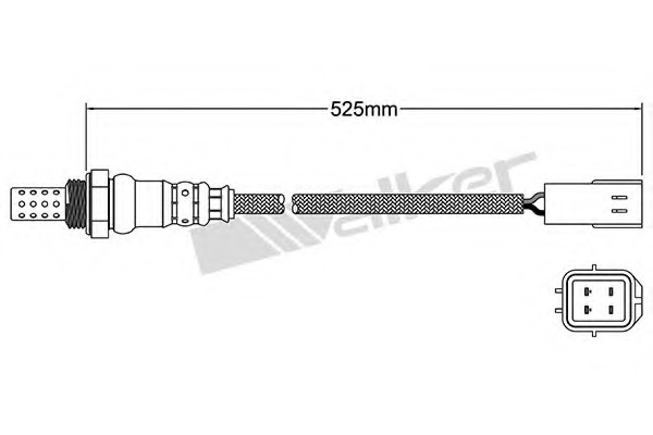 Sonda Lambda 250-24768 WALKER PRODUCTS - Control emisie gaze de esapament Sonda Lambda 250-24768 WALKER PRODUCTS - Control emisie gaze de esapament
