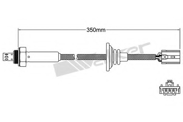 Sonda Lambda 250-24778 WALKER PRODUCTS - Control emisie gaze de esapament Sonda Lambda 250-24778 WALKER PRODUCTS - Control emisie gaze de esapament