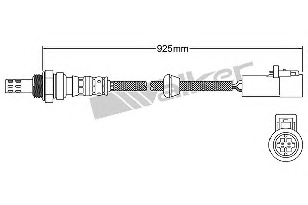 Sonda Lambda 250-24903 WALKER PRODUCTS - Control emisie gaze de esapament Sonda Lambda 250-24903 WALKER PRODUCTS - Control emisie gaze de esapament