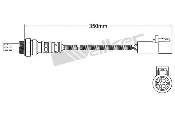 Sonda Lambda 250-24939 WALKER PRODUCTS - Control emisie gaze de esapament Sonda Lambda 250-24939 WALKER PRODUCTS - Control emisie gaze de esapament