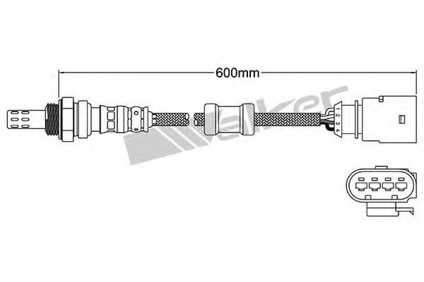 Sonda Lambda 250-24953 WALKER PRODUCTS - Control emisie gaze de esapament Sonda Lambda 250-24953 WALKER PRODUCTS - Control emisie gaze de esapament