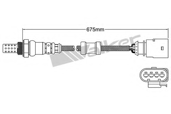 Sonda Lambda 250-24955 WALKER PRODUCTS - Control emisie gaze de esapament Sonda Lambda 250-24955 WALKER PRODUCTS - Control emisie gaze de esapament