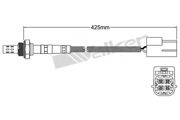 Sonda Lambda 250-24985 WALKER PRODUCTS - Control emisie gaze de esapament Sonda Lambda 250-24985 WALKER PRODUCTS - Control emisie gaze de esapament