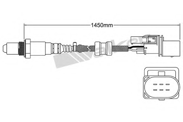 Sonda Lambda 250-25004 WALKER PRODUCTS - Control emisie gaze de esapament Sonda Lambda 250-25004 WALKER PRODUCTS - Control emisie gaze de esapament