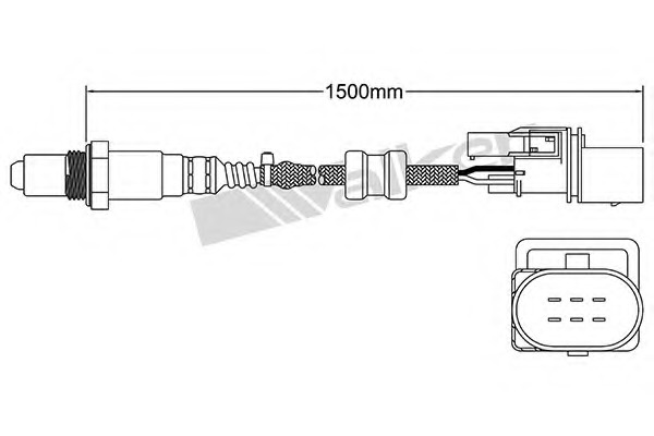 Sonda Lambda 250-25008 WALKER PRODUCTS - Senzor / sonda Sonda Lambda 250-25008 WALKER PRODUCTS - Senzor / sonda