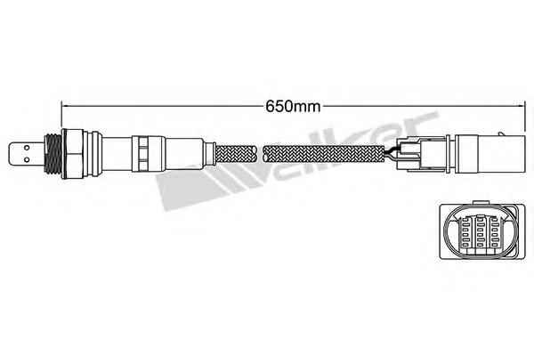 Sonda Lambda 250-25017 WALKER PRODUCTS - Control emisie gaze de esapament Sonda Lambda 250-25017 WALKER PRODUCTS - Control emisie gaze de esapament