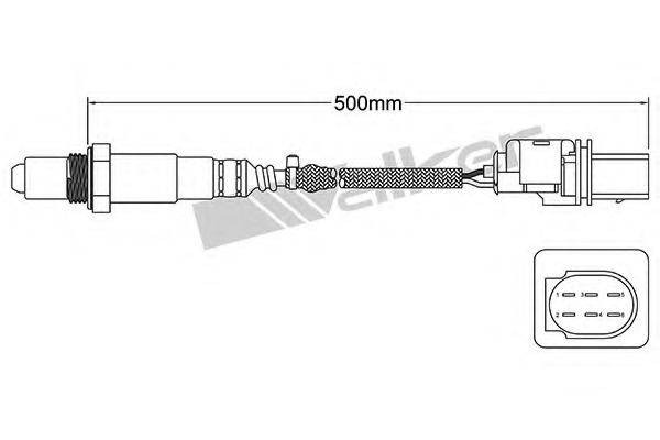 Sonda Lambda 250-25025 WALKER PRODUCTS - Control emisie gaze de esapament Sonda Lambda 250-25025 WALKER PRODUCTS - Control emisie gaze de esapament