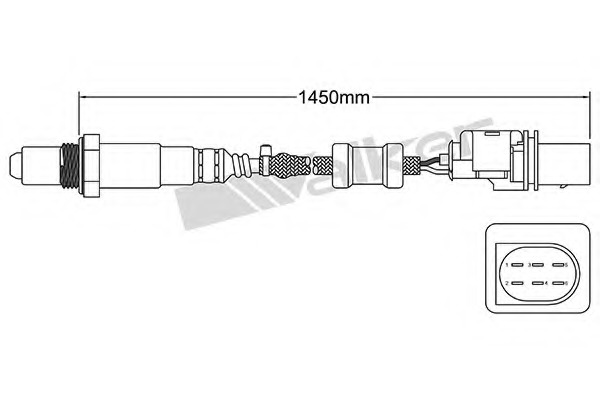 Sonda Lambda 250-25031 WALKER PRODUCTS - Control emisie gaze de esapament Sonda Lambda 250-25031 WALKER PRODUCTS - Control emisie gaze de esapament