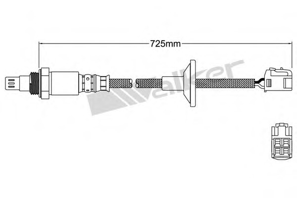 Sonda Lambda 800-94002 WALKER PRODUCTS - Senzor / sonda