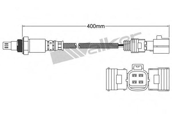 Sonda Lambda 800-94005 WALKER PRODUCTS - Senzor / sonda