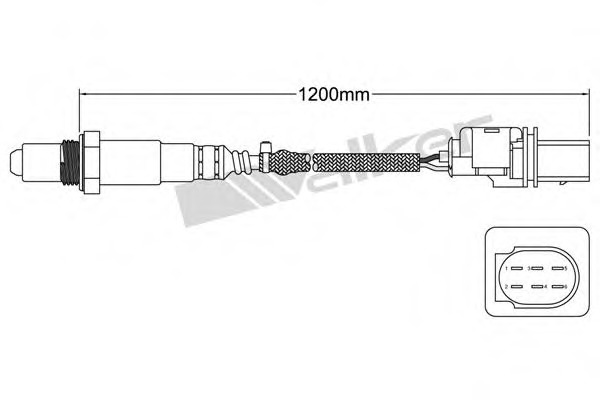 Sonda Lambda 800-95006 WALKER PRODUCTS - Control emisie gaze de esapament Sonda Lambda 800-95006 WALKER PRODUCTS - Control emisie gaze de esapament